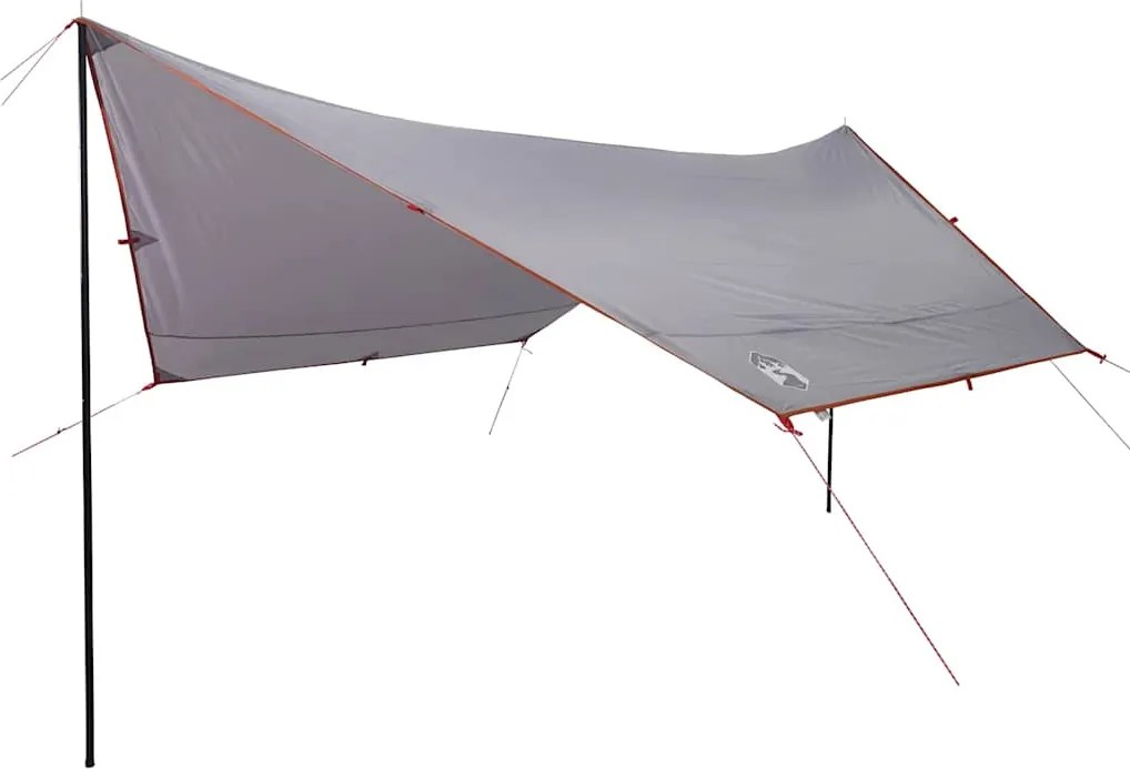 vidaXL Prelată de camping, portocaliu, 430x380x210 cm, impermeabilă