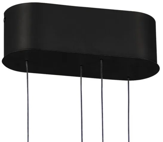 Klausen 142039 - Candelabru LED reglabil LIV LED/50W/230V negru + DO