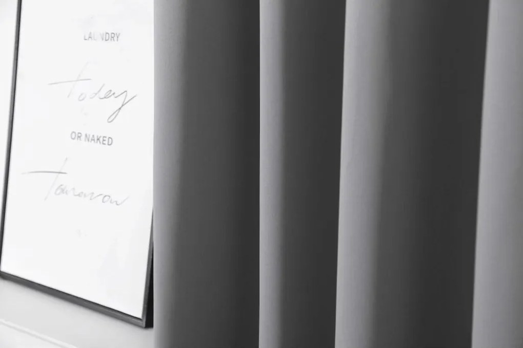 Draperie OXFORD gri deschis 140x270 cm Agatat: Rejansa