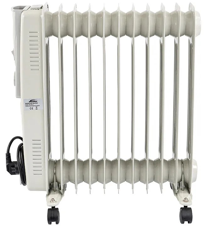 Radiator cu ulei Norde, format din 11 piese, 1000W/1500W/2500W