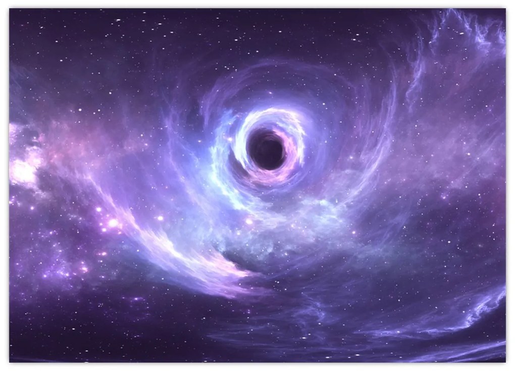 Tablou pe sticlă - Universul (70x50 cm)