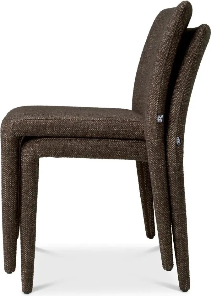 Set de 2 scaune elegante design LUX Leiza, Renato brown