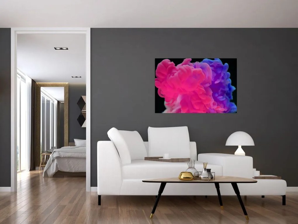 Tablou cu fum colorat (90x60 cm)