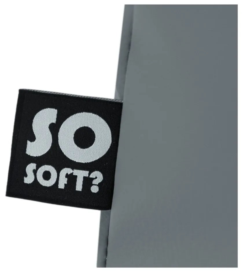 Fotoliu bean bag negru cu tapițerie din imitație de piele Chill L – So Soft?