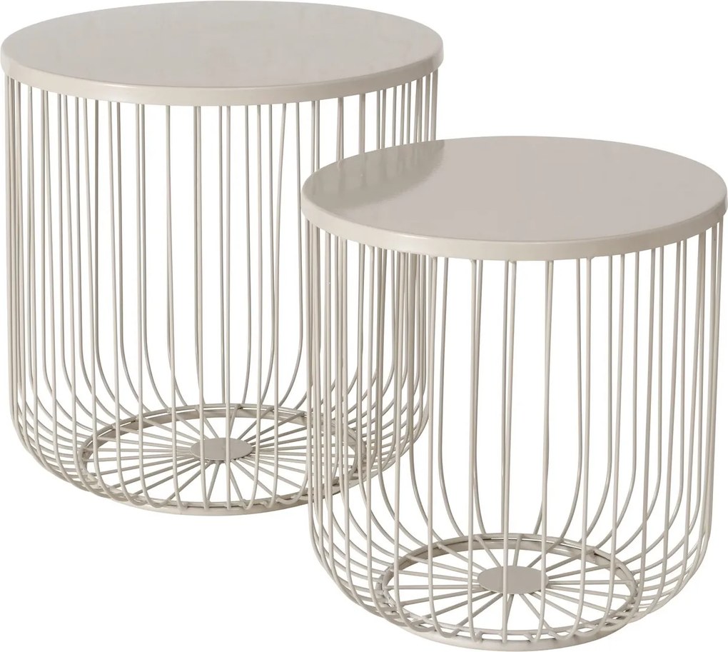 Set doua mese metalice CINDY, 41 - 47 cm