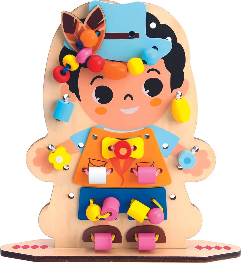 Joc Bino Primele broderii, îmbrăcatul distractiv