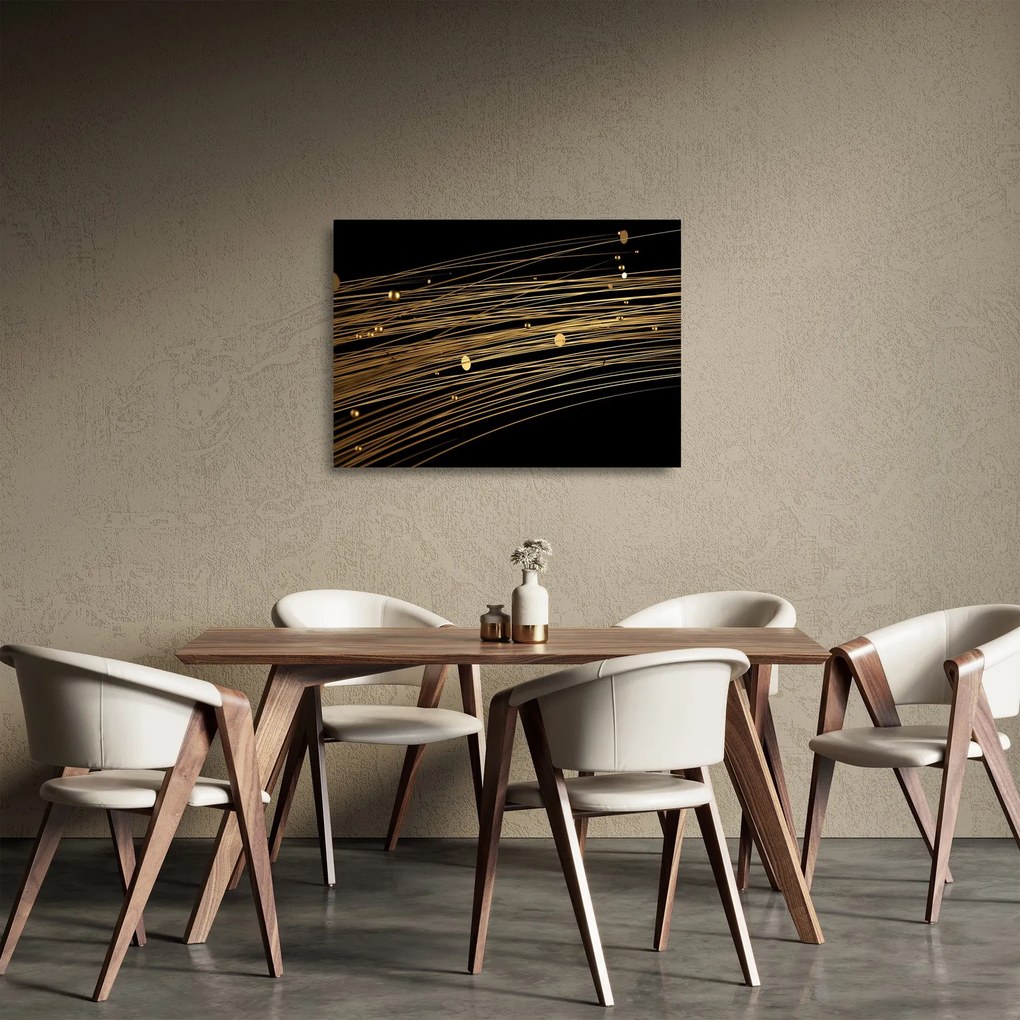 Tablou pe sticlă abstrat (70x50 cm)