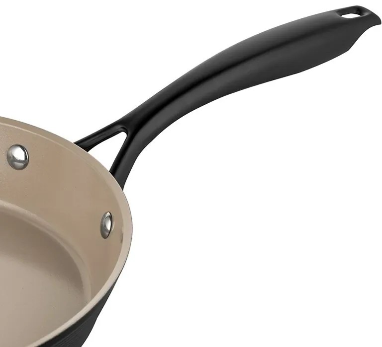 Florina Tigaie din aluminiu Carina Black 24 cm, diam. 24 cm