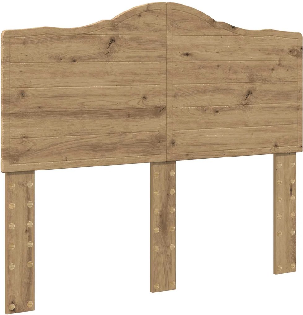 vidaXL Tăblie cap Stejar Artizanal 135 cm Lemn compozit