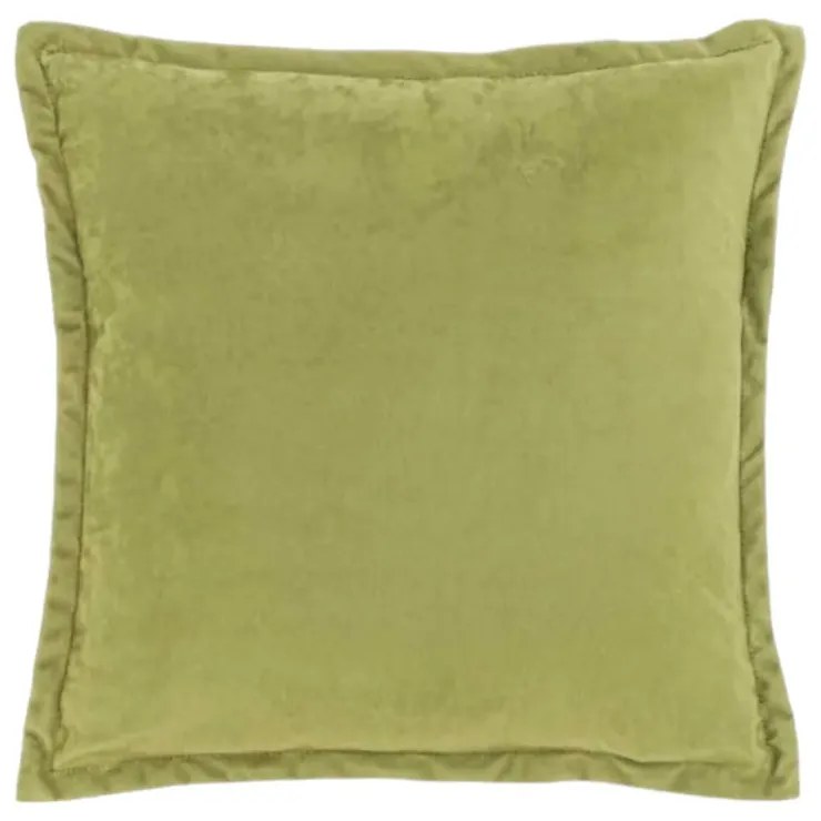 Perna decorativa catifea TATUM 45x45 cm, verde deschis