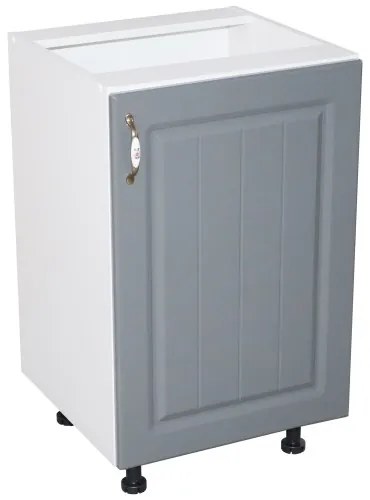 Corp inferior 50 cu 1 usa Zebra MDF gri dungi