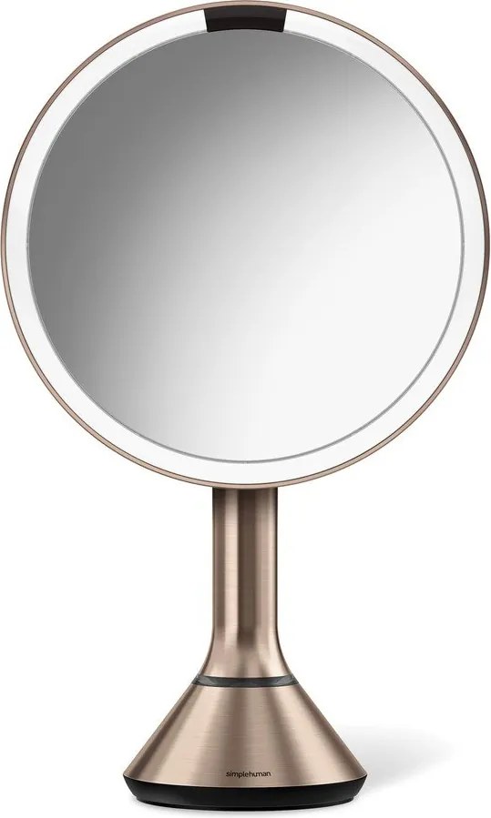 Oglindă cosmetică (5x) cu led/de mărire ø 20 cm Sensor – simplehuman