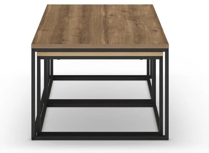 Măsuțe de cafea în culoare naturală 3 buc. 60x110 cm Camelia – Marckeric