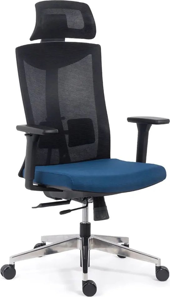 Scaun ergonomic SYYT 9501 albastru, brațe 3D și multiblock