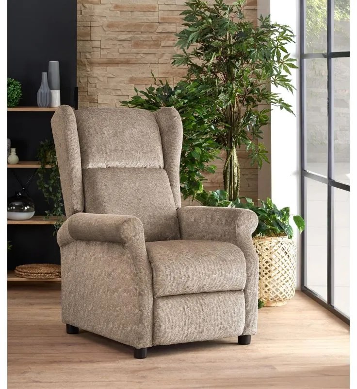 Fotoliu Recliner AGUSTIN M Stofa Bej