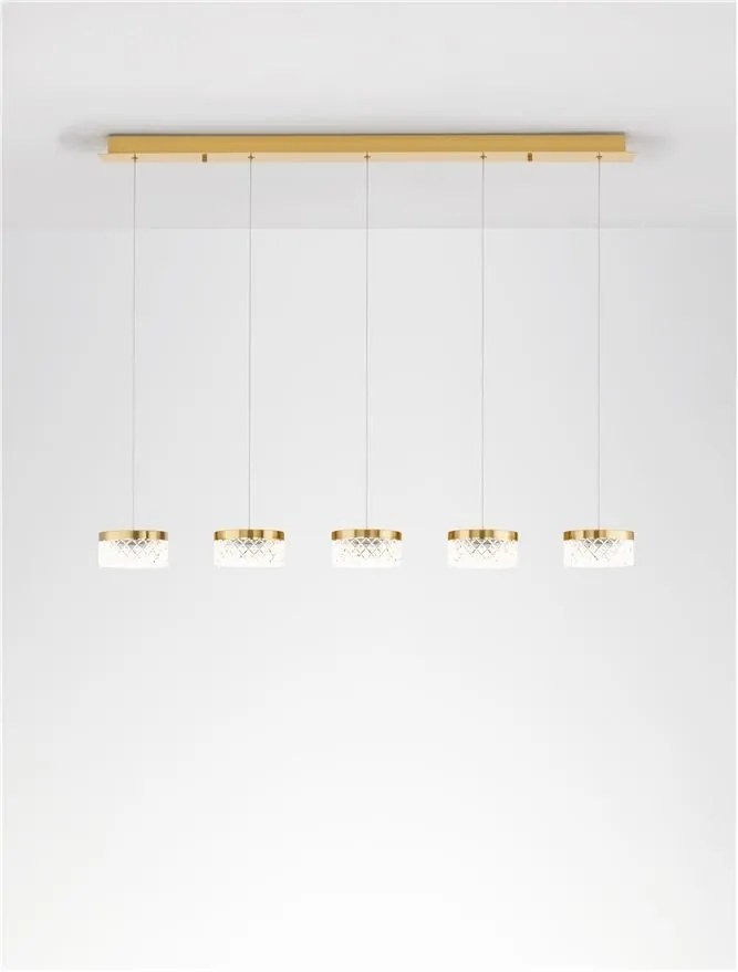 Lustra cu 5 pendule LED design modern Bion