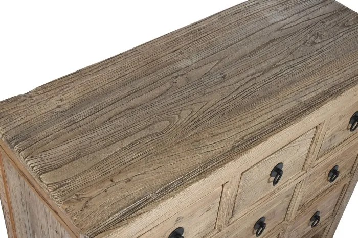 Dulap din lemn masiv cu 9 sertare, Timber