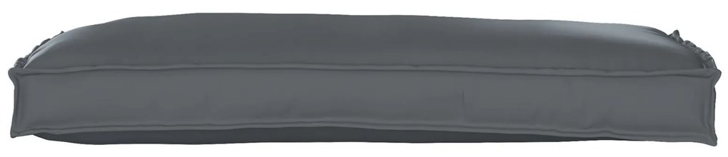 vidaXL Pernă pentru bancă din paleți Antracit 100 x 40 x 8 cm