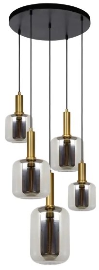 Lucide 45494/15/65 - Lustră pe cablu JOANET 5xE27/40W/230V