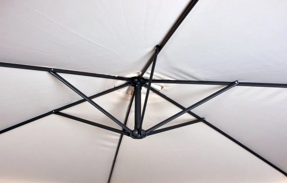 Umbrelă de gradină pliabilă 350cm Cream