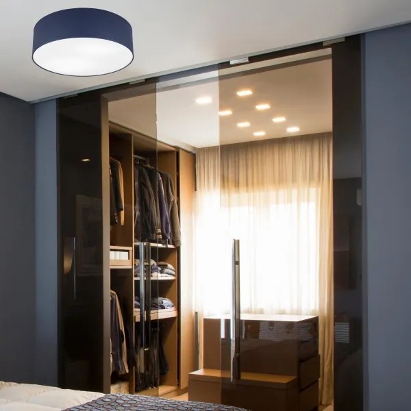 Plafonieră SIRJA PASTEL 2xE27/60W/230V d. 45 cm albastru închis