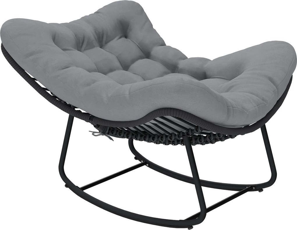 Outsunny Fotoliu ou ratan | Aosom Romania