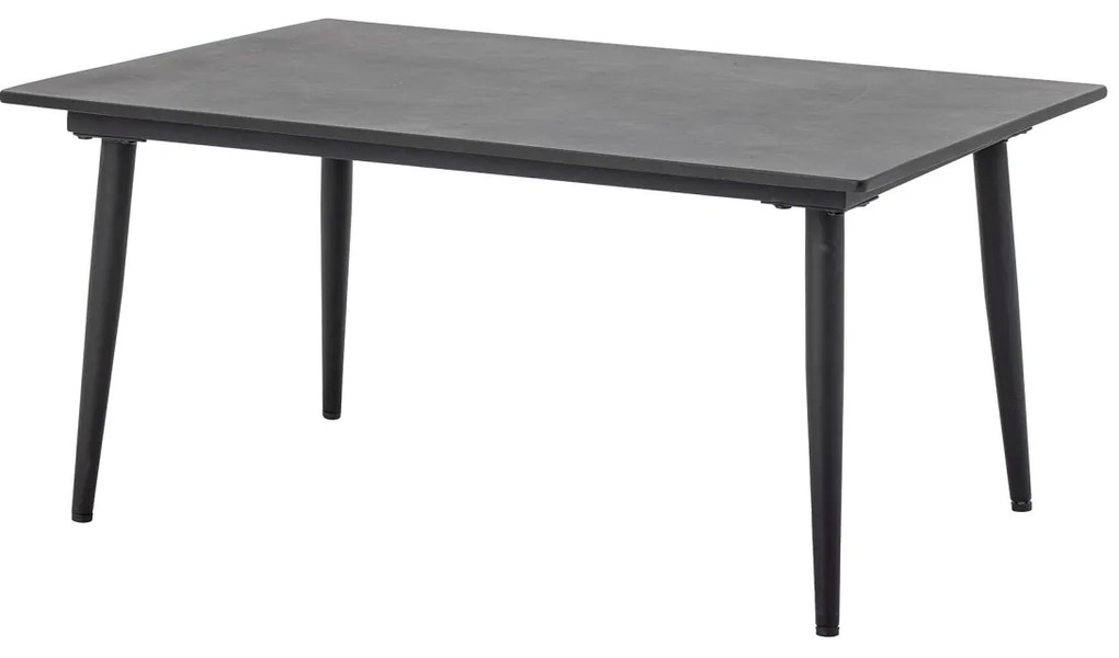 Masuta de cafea de exterior, neagra, din fibrociment, Pavone