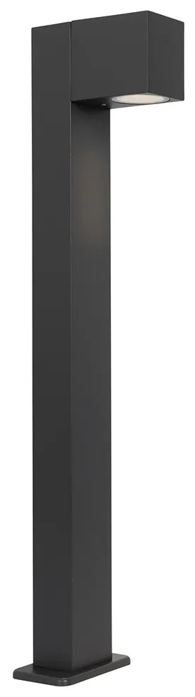 Lampă de exterior industrială cu picior gri închis 65 cm IP44 - Baleno