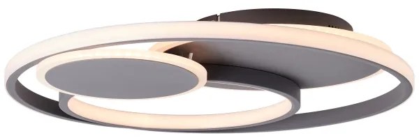 Plafonieră LED dimabilă Brilliant RUNDA LED/50W/230V 3000-6500K negru + telecomandă