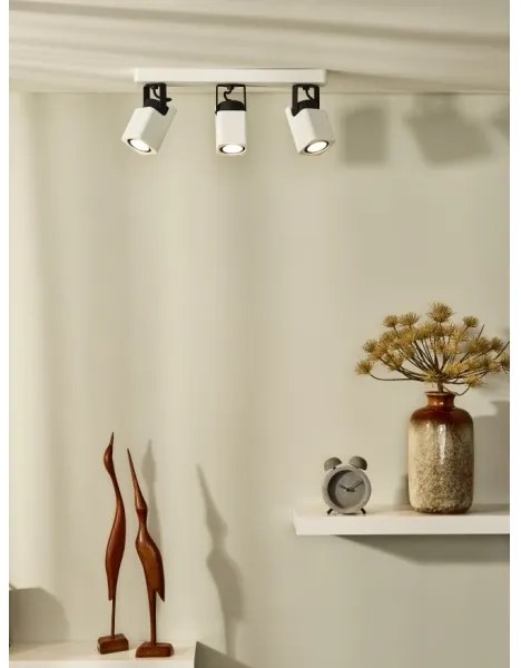 Lucide 33961/15/31 - Lampa spot LED ROAX 3xGU10/5W/230V alba