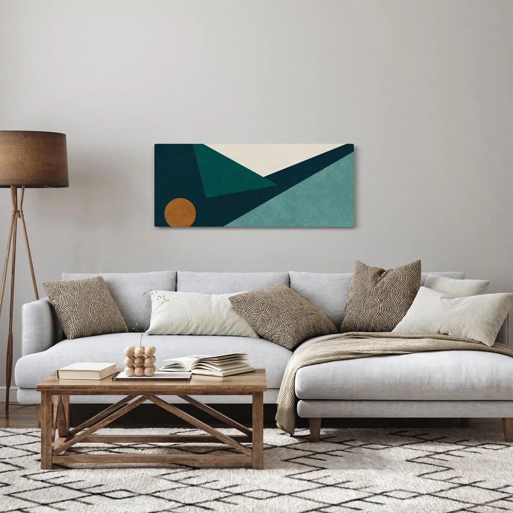 Tablou - Abstract cubic (120x50 cm)