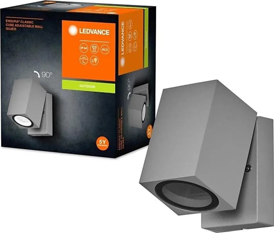 Ledvance - Aplică de perete pentru exterior ENDURA CLASSIC 1xGU10/35W/230V IP44 gri