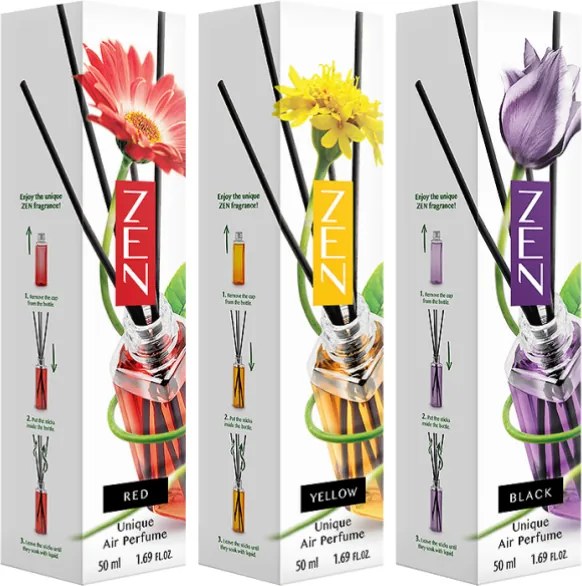 Difuzor aromatic cu betisoare ZEN RED 50 ml