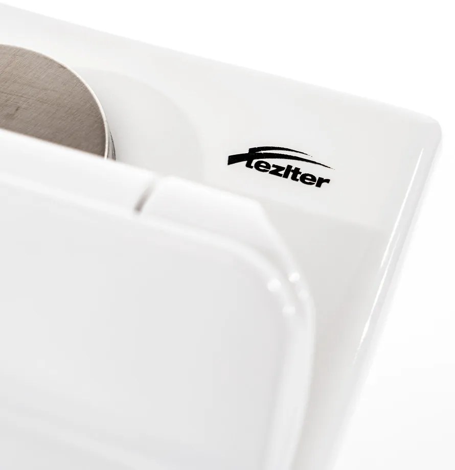 Toaletă Ride montată pe perete, fără margine