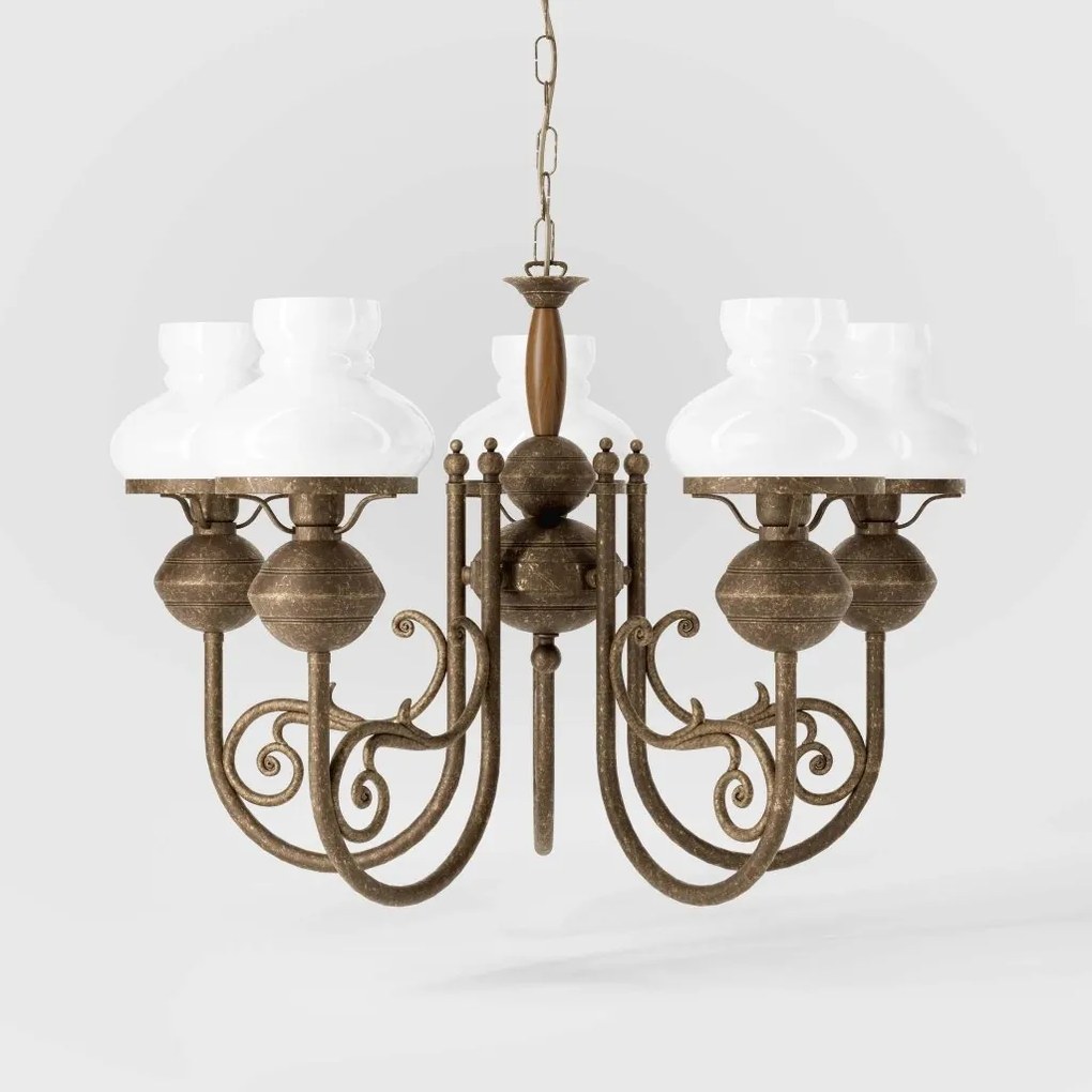 Candelabru din alama stil nautic clasic Mississippi