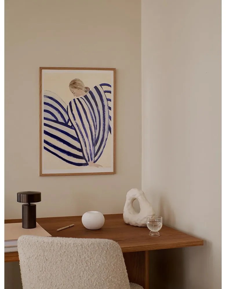 Poster 30x40 cm Blue Stripe at Concorde – Sofia Lind – The Poster Club