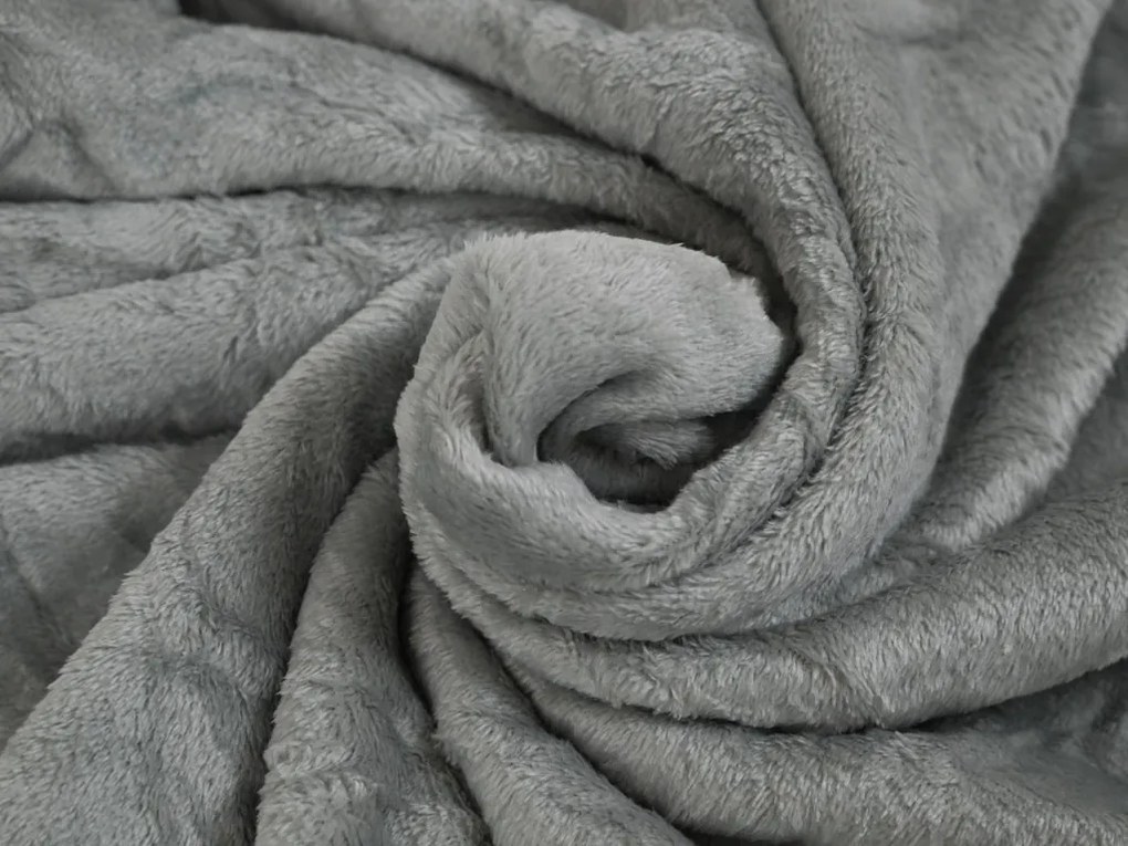 HAMSTER de plus cu paturica cocolino in interior, gri