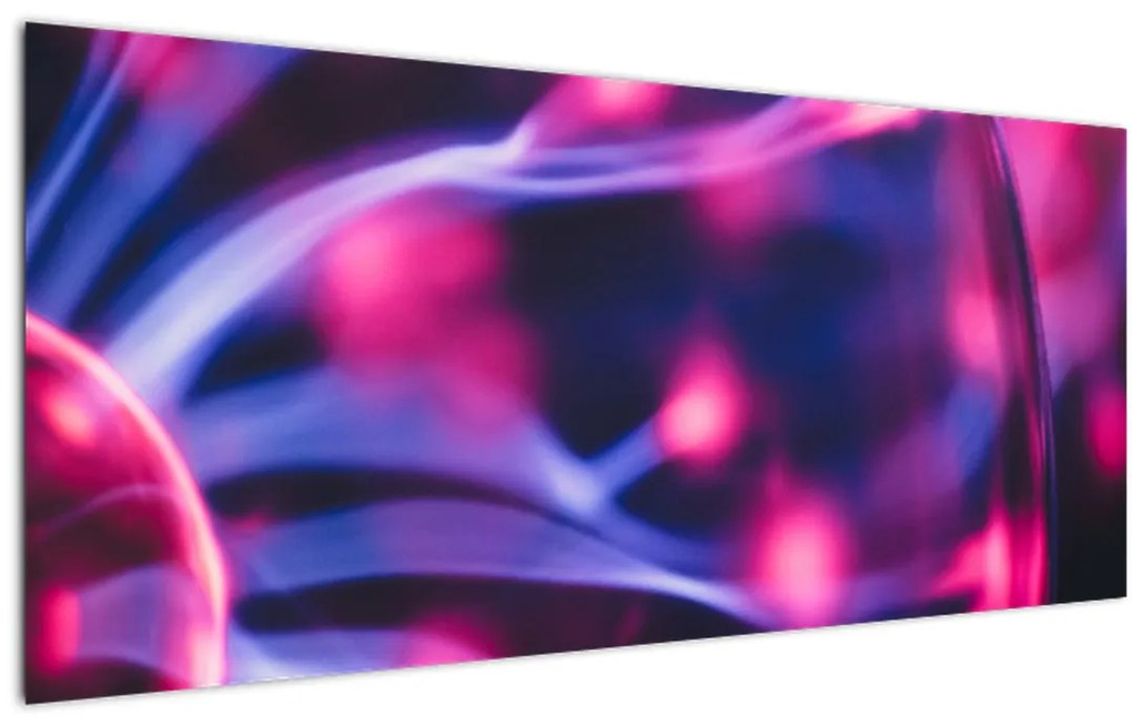 Tablou abstract mov (120x50 cm)
