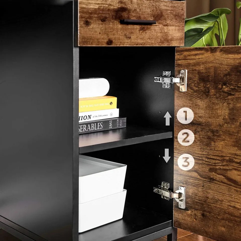 Birou de Studiu, Maro Rustic / Negru