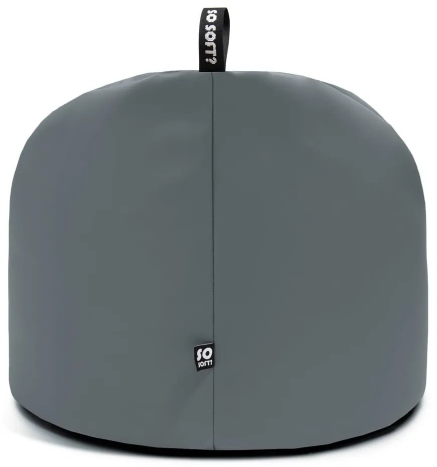 Fotoliu bean bag bej cu tapițerie din imitație de piele Round XL – So Soft?