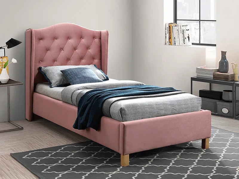 Pat tapitat Aspenti Velvet 90x200 culori