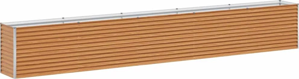 vidaXL Strat înălțat de grădină 485 x 50 x 68 cm Oțel Galvanizat