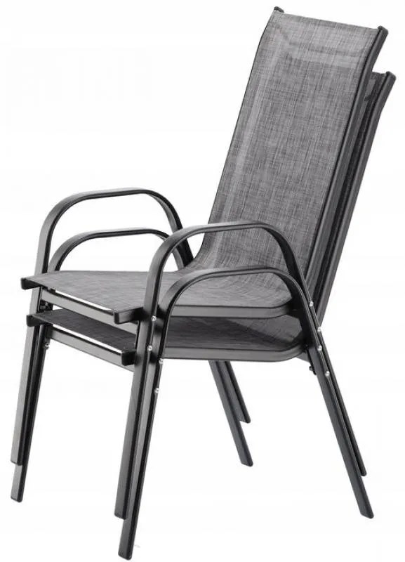Set mobilier de grădină Bissi (gri) (pentru 4 persoane). 1096315