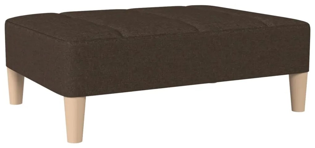 337720 vidaXL Taburet, maro închis, 78x56x32 cm, material textil