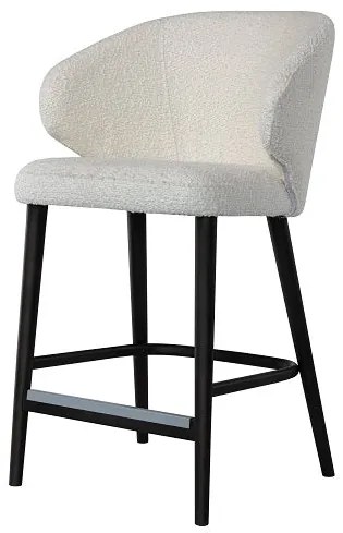 Scaun de bar din lemn tapitat cu material sau piele ✔ model CAPRICE