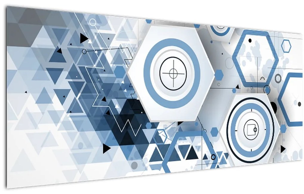 Tablou - Abstract geometric (120x50 cm)
