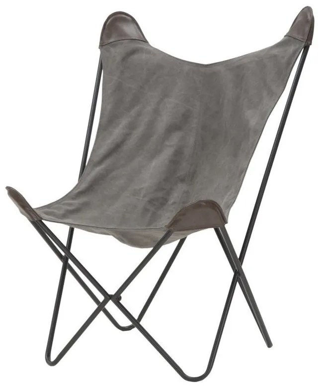 Scaun pentru camping gri din metal si textil, 74x71x103, Montana Mauro Ferretti