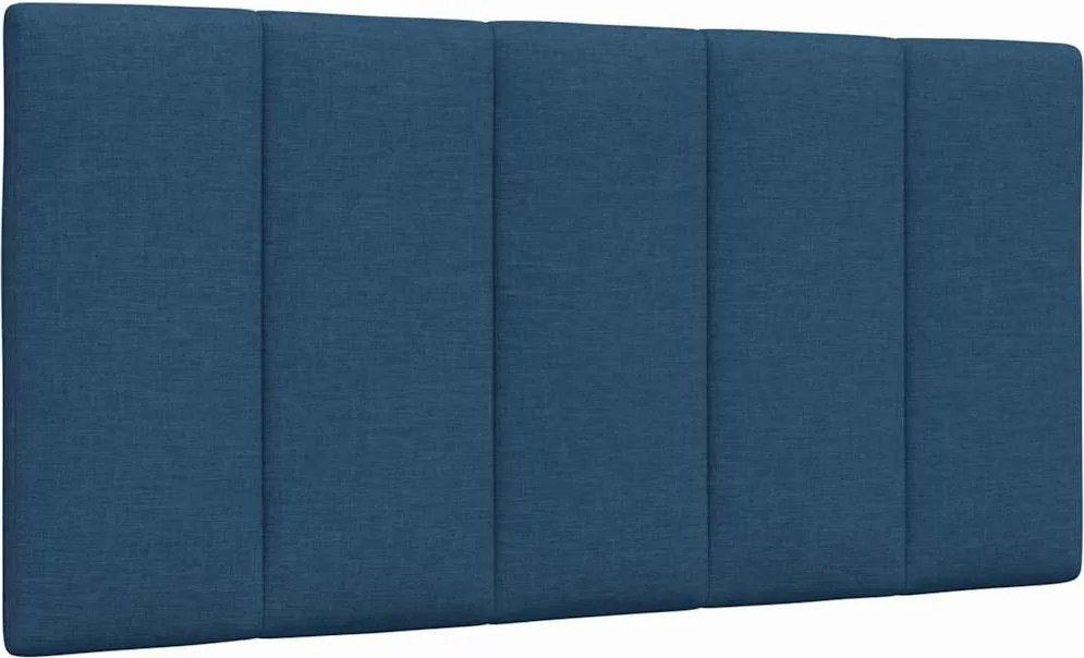 vidaXL Pernă pentru tăblie de pat, Hanko, albastru, 100 cm, material textil