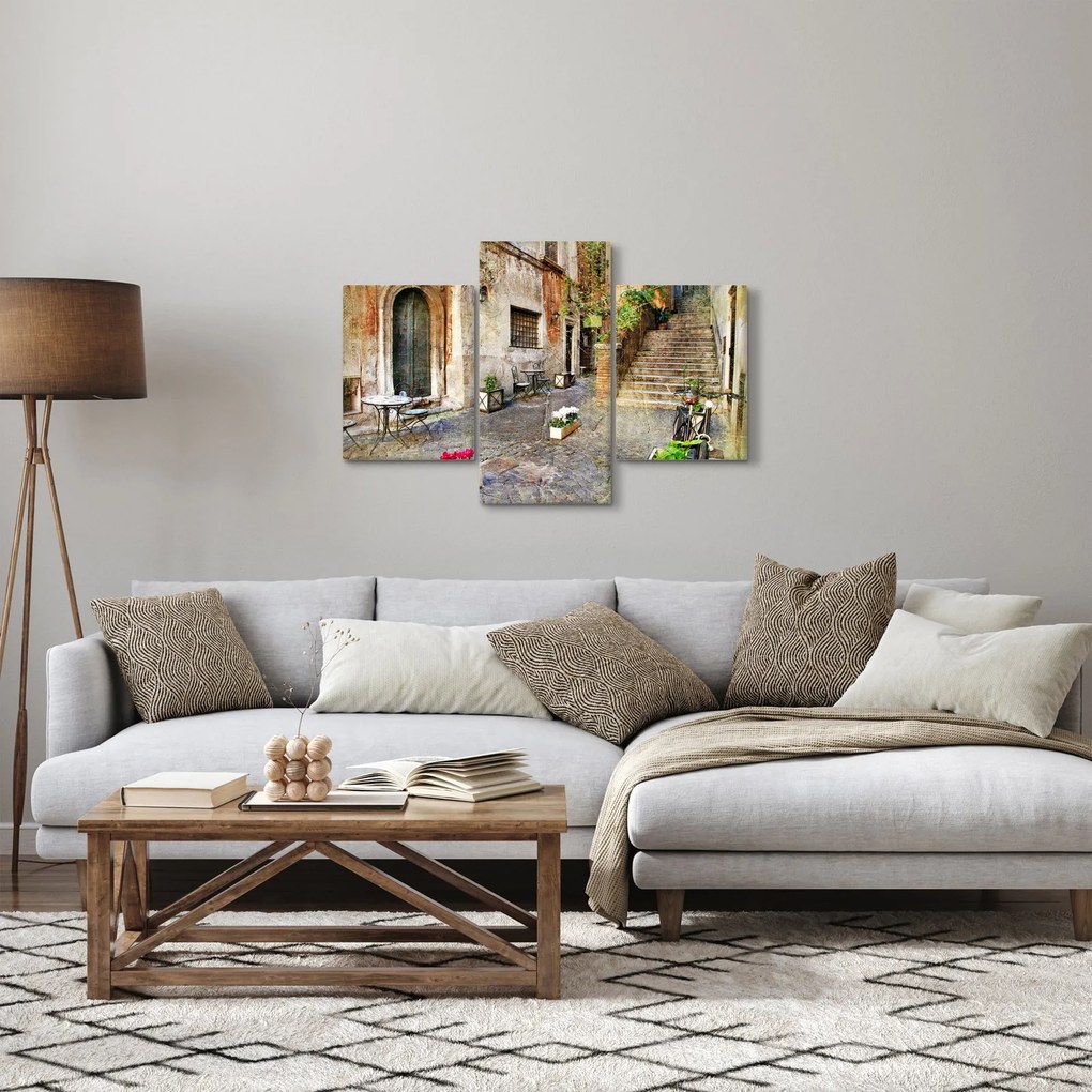 Tablou - Străzile vechi din Roma (90x60 cm)