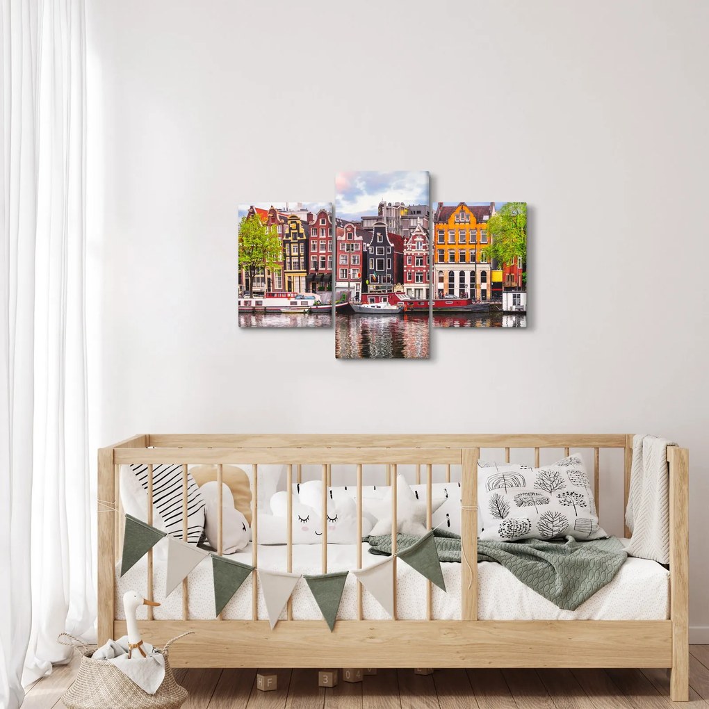 Tablou - Amsterdam, case de dans (90x60 cm)